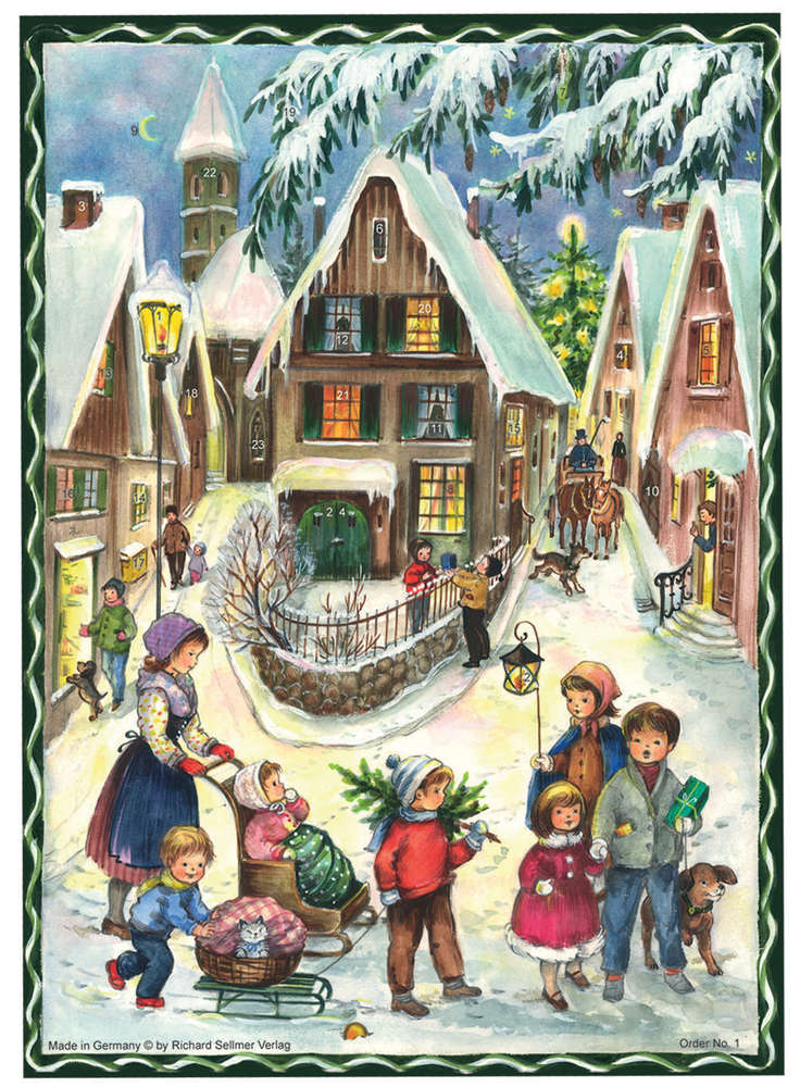 Medium Traditional German Advent Calendars - Old World Villages & Natu – Alpen Schatz Medium Traditional German Advent Calendars - Old World Villages & Natu – Alpen Schatz