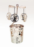 German Tealight Pyramid: Angel & Stars