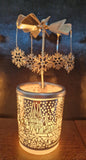 German Tealight Pyramid: Christkindlmarkt (Alpine Christmas Market)