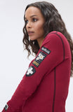 Signature "Alpen Schatz" Swiss Henley - Red