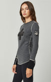 Alp N Rock Helvetica Crew - Heather Black