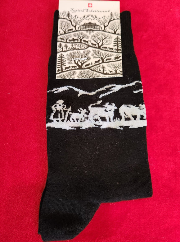Men's Swiss Alpine Aufzug (Alpine Procession) Socks