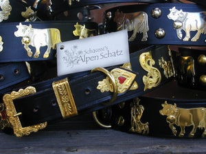 Alpen Schatz® luxurious Swiss dog collars represent a family craft dating back over 200 years. Made of the finest leather they are durable and crafted to last the lifetime of the dog. They also make perfect gifts.