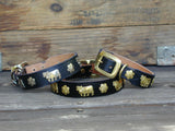 OVERSTOCK SALE! 1 1/4" Medium Traditional Swiss Dog Collar - 40cm