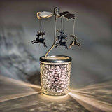 German Tealight Pyramid: Reindeer