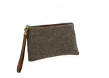 NEW! Swiss Clutch w Leather Wrist Strap WD26 - 8.7x6x0.5 inches