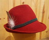 Französin Hat (Fine French Alpine Hat with feather)