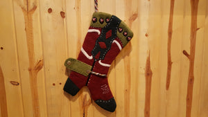 CLEARANCE - Hand Felted Old World Stockings