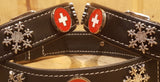 Heidi Snowflake Swiss Cross Dog Collar