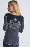 Alp N Rock Apres Snow Henley - Heather Black
