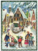 Traditional German Advent Calendars - Old World Villages & Nature