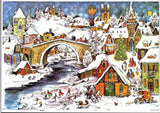 Medium Traditional German Advent Calendars - Old World Villages & Nature