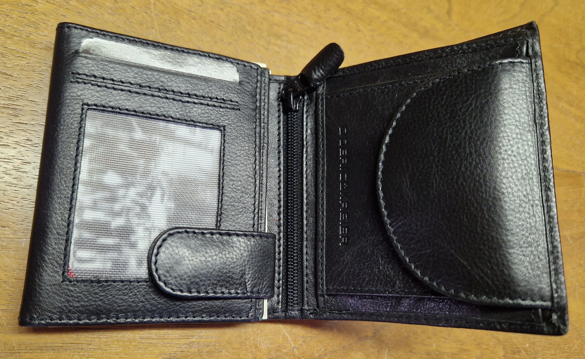 Swiss Leather Wallet - Black – Alpen Schatz