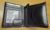 Swiss Leather Wallet - Black