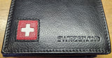 Swiss Leather Wallet - Black