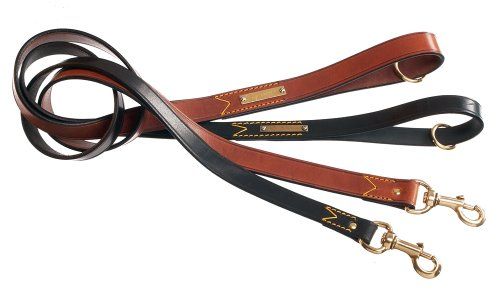 La Cinopelca Classic Italian Leather Leashes Alpen Schatz