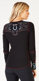 Alp N Rock Lucky U Henley - Black