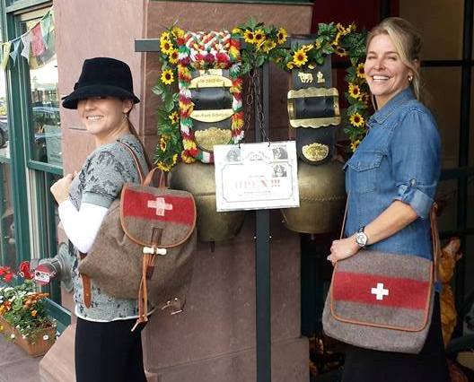 Stylish Swiss Boiled Wool Blanket Handbags by KARLEN Swiss Alpen