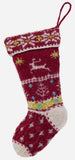 Hand Knit Old World Stockings - Nature