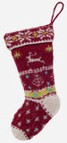 Hand Knit Old World Stockings - Holiday