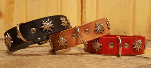 1" Small Edelweiss Swiss Dog Collar