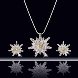 Swarovski Crystal Edelweiss Jewelry
