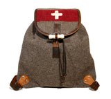 Stylish Swiss Boiled Wool Blanket Handbags by KARLEN Swiss