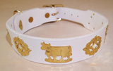 Overstock Sale! 1 1/4" Medium Contemporary Swiss Dog Collar