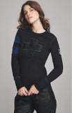 Alp N Rock Helvetica Crew - Black/Estate Blue